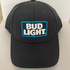 NWOT Bud Light Baseball Cap, velcro adjustable